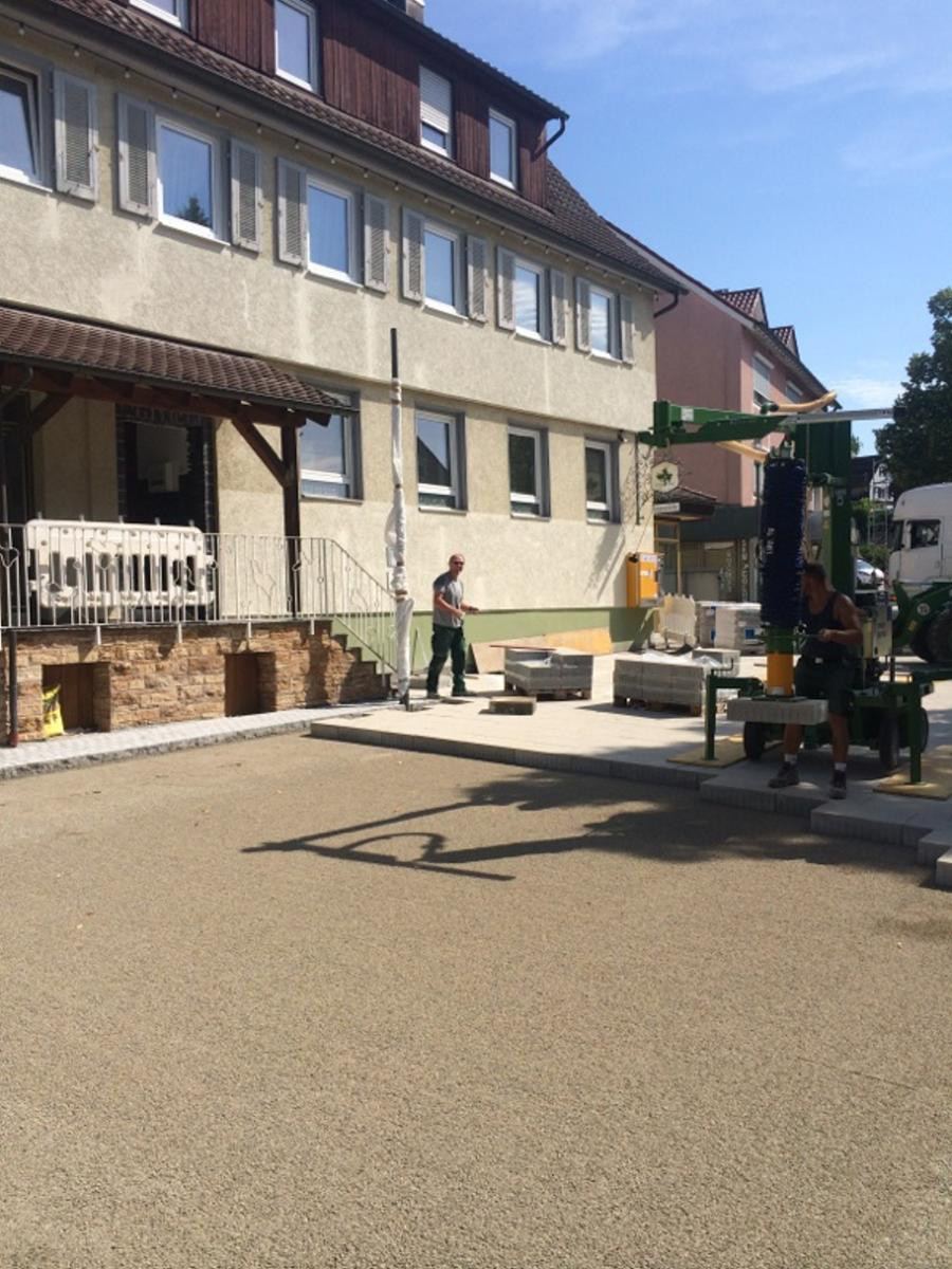 Pflasterarbeiten